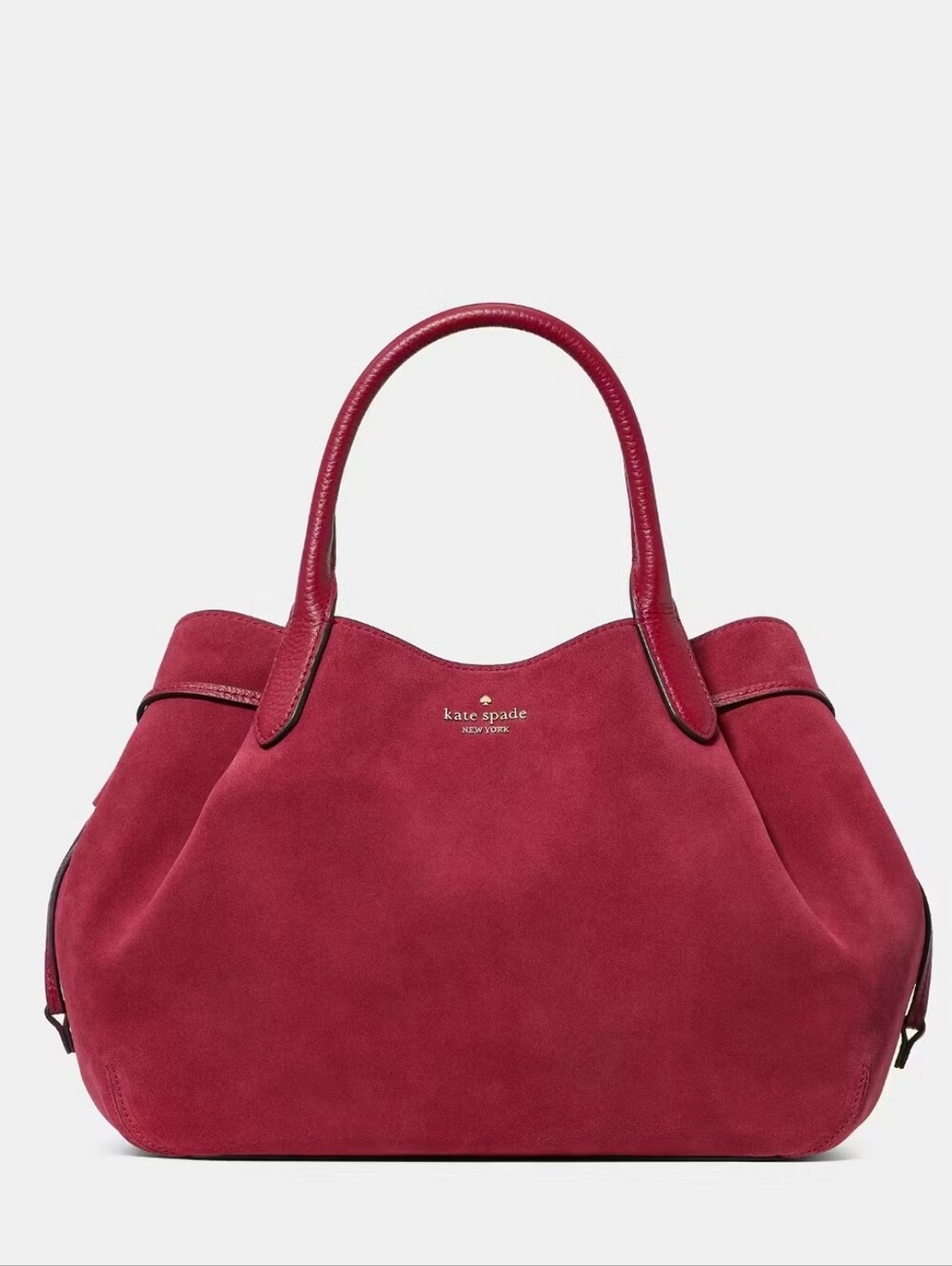NWT Kate Spade Dumpling Suede Large Satchel Bag
